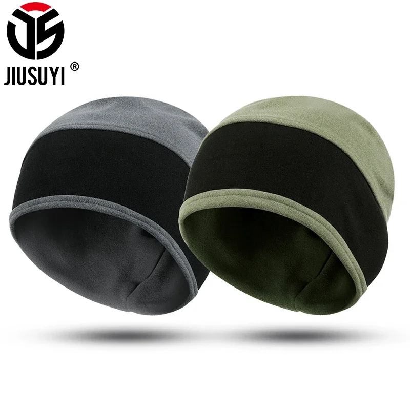 Autumn Winter Skullies Beanies Hats Men Women Thicken Warmer Windproof Outdoor Skiing Sport Fleece Thermal Ear Cover Stretch Cap