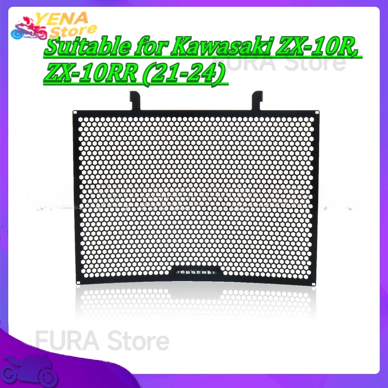 

Защита радиатора мотоцикла, защитная решетка, защита бака для воды, аксессуар, подходит для Kawasaki ZX-10R, ZX-10RR (21-24)