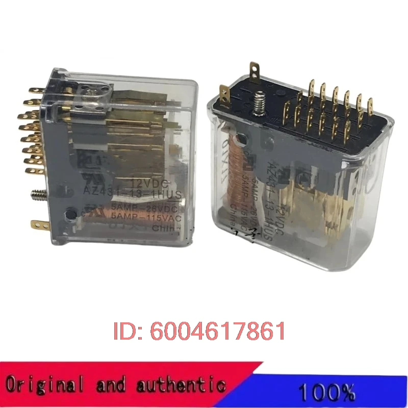 

Реле Prower 12V R10-E1X6-V90 (R10E1X6V90) заменяет AZ431-13-1HUS 12VDC 5A 120VAC 14PIN 27E271, базовое реле AZ431-13-1HUS 27E130