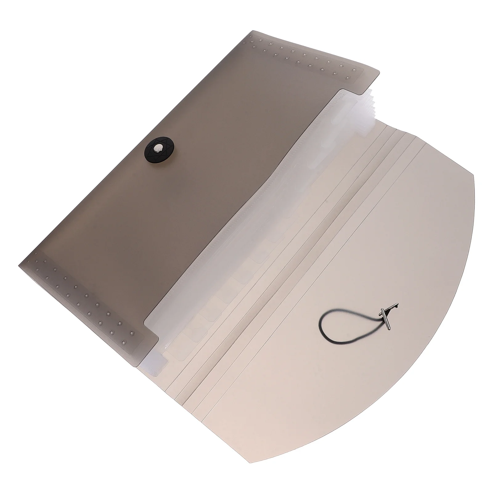 13-Pocket Receipt Holder Card Organizer Accordion File Folder Elastic Flap Secure Closure Document Storage Organizer for Office