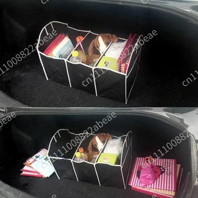Foldable Car Trunk Organizer Toys Food Storage Container Car Accessories Storage Box