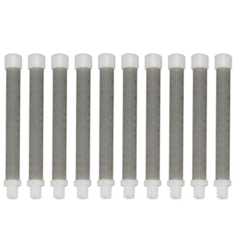 10Pc Airless Filter 60 Mesh Airless Spray Filter 304 Stainless Steel For Wagner Airless Paint Spray Corrosion Resistance