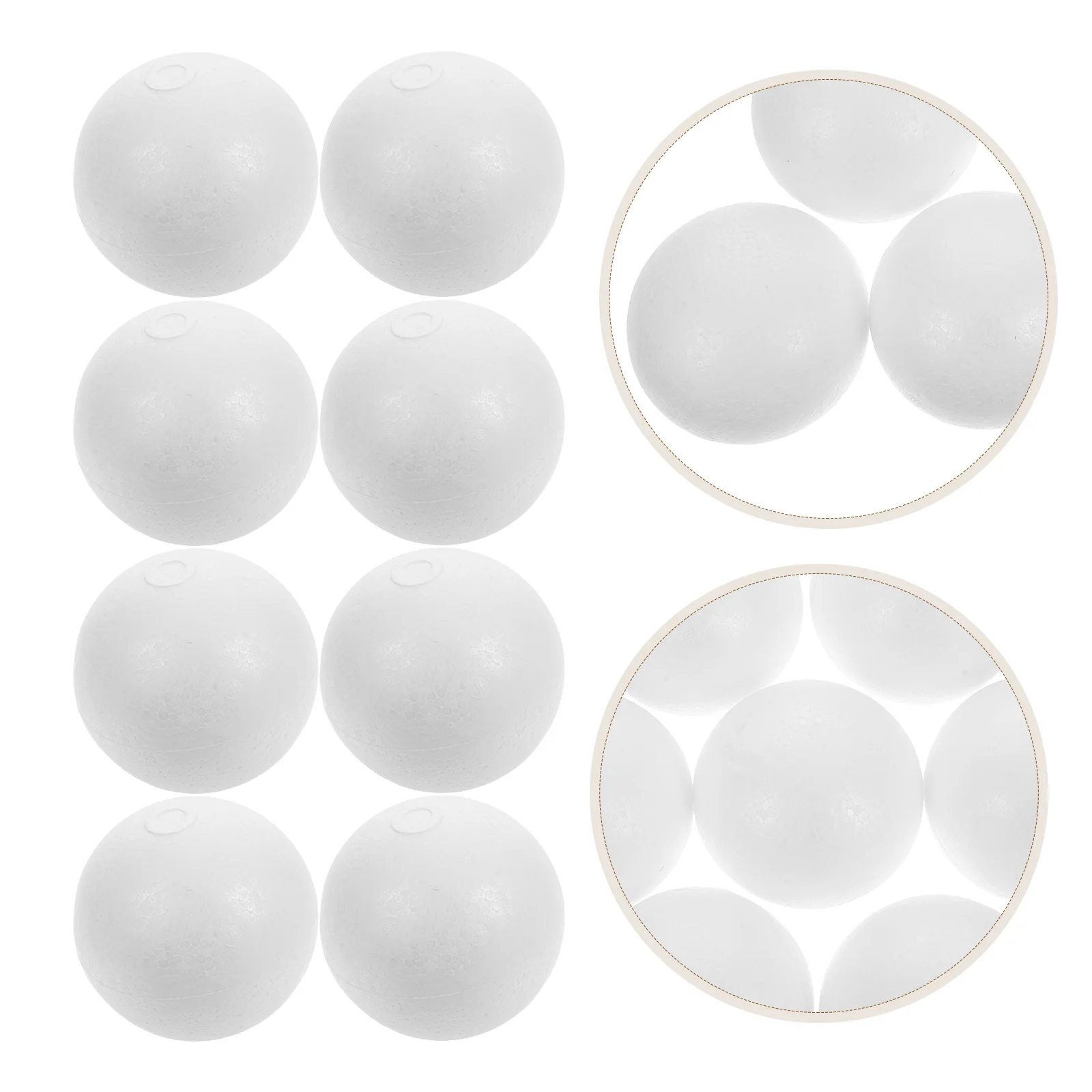 15 Uds bolas de poliestireno 10 Cm esferas escuela modelado decorativo DIY artesanía molde sólido blanco