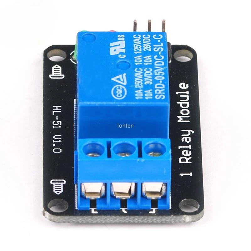 60 pcs/pack 1 Relay Module 5V One Relay Drive Module, Single Chip Control Board