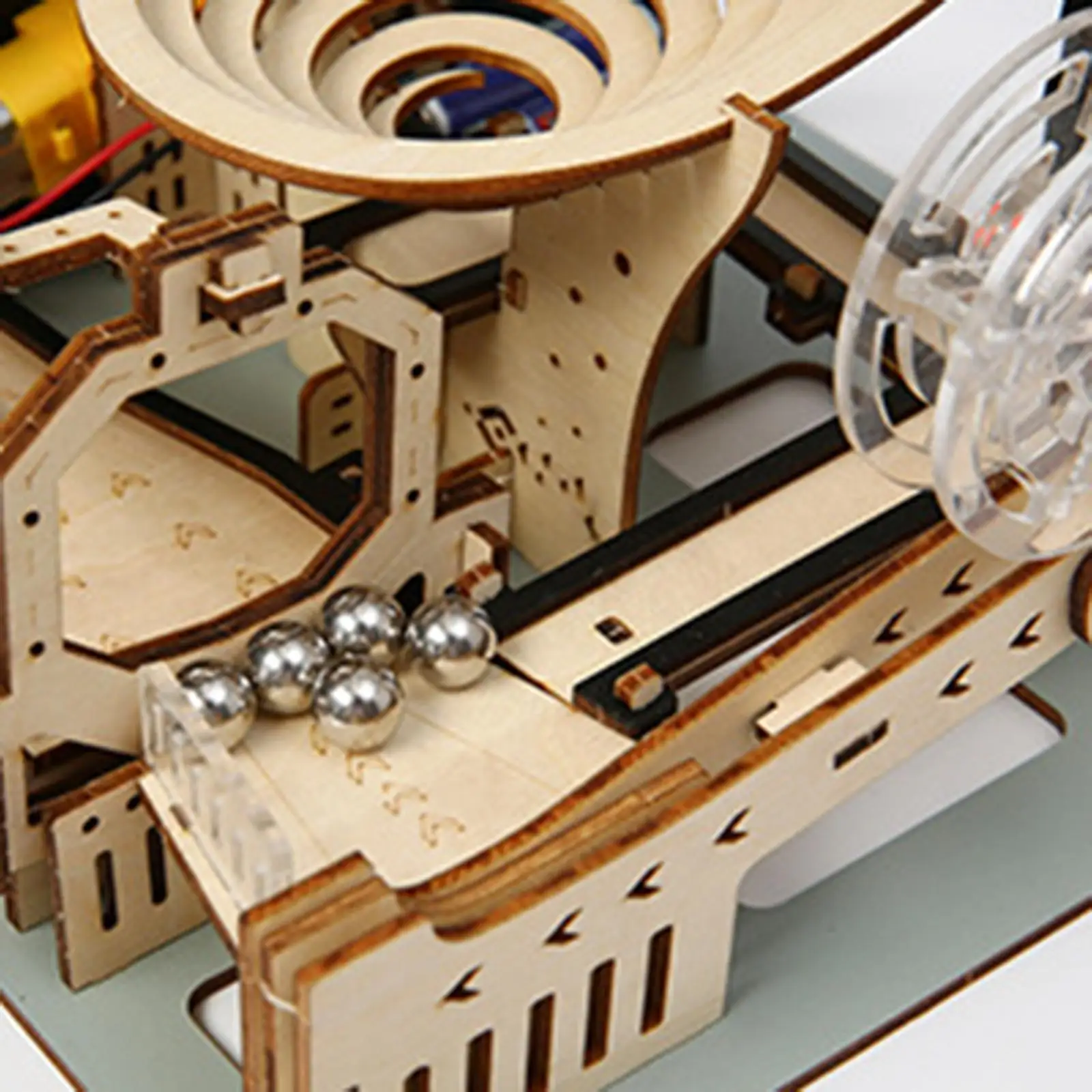 Marble Run Manualidades creativas educativas Rompecabezas de madera 3D Rompecabezas mecánico de madera para vacaciones Adolescentes Adultos Hobby del Día de San Valentín