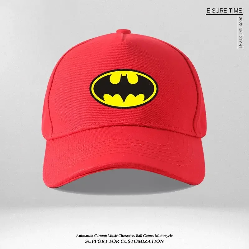 Batman Men Women Baseball Cap Anime Cartoon Embroidered Cap Adjustable Fashion Hip Hop Snapback Hat Shade Sport Baseball Hats