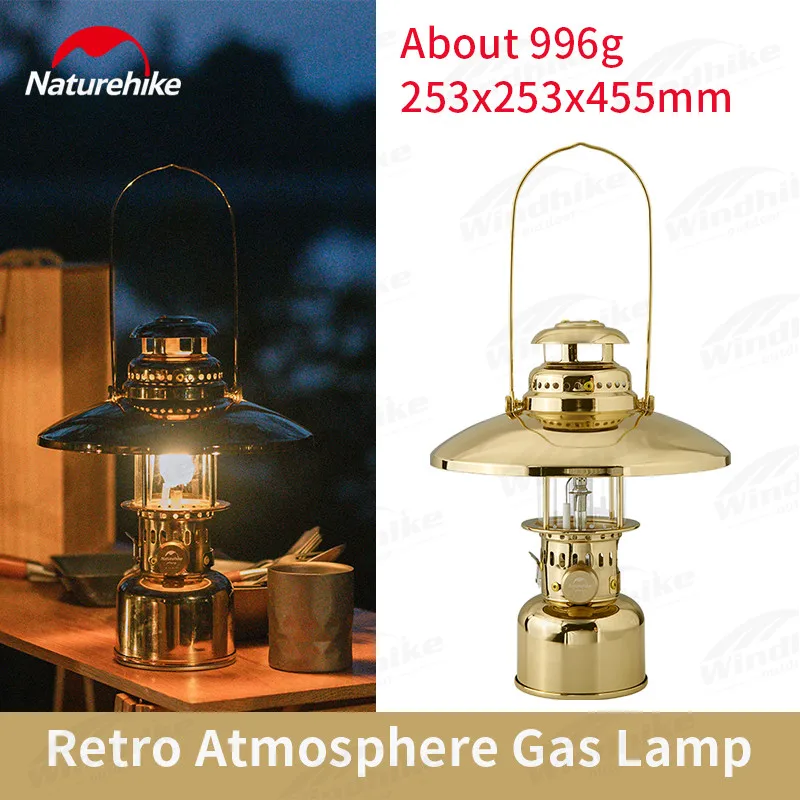 

Naturehike Retro Camping Gas Lamp Outdoor Lighting Tools Classic Energy Saving Camping Tent Lights Atmosphere Light Flashlight