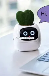 Ivy Smart Plant Cute Pet Machine Smart Flower Pot Table with Trendy Black Technology Good Product Creative Gift