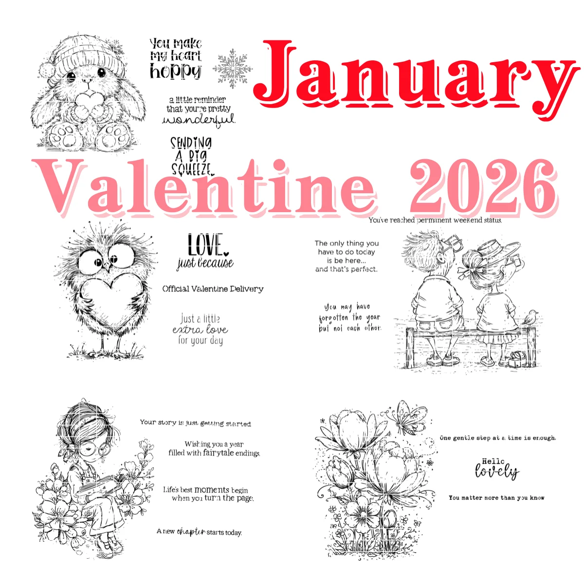 

Butterflies Love Heart Flower 2026 Valentine's Day Metal Cutting Dies Clear Stamps for DIY Making Card Scrapbook Decoration