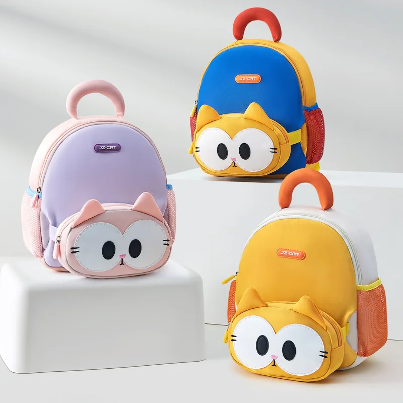 New Kindergarten Schoolbag Male 1-3-6 Children Cartoon School Bag Cute Girl Mini Backpack School Bags  Kids Backpack