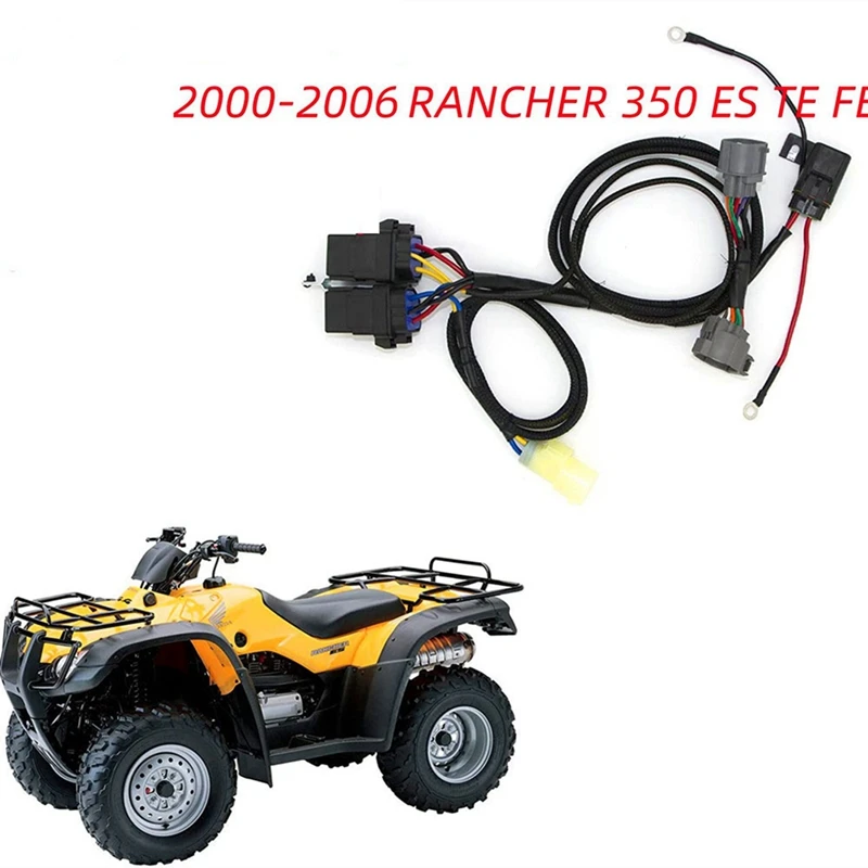 Computer Bypass Wiring Harness Kit Angle Sensor Computer Harness For Honda Rancher 350 ES 2000-2006