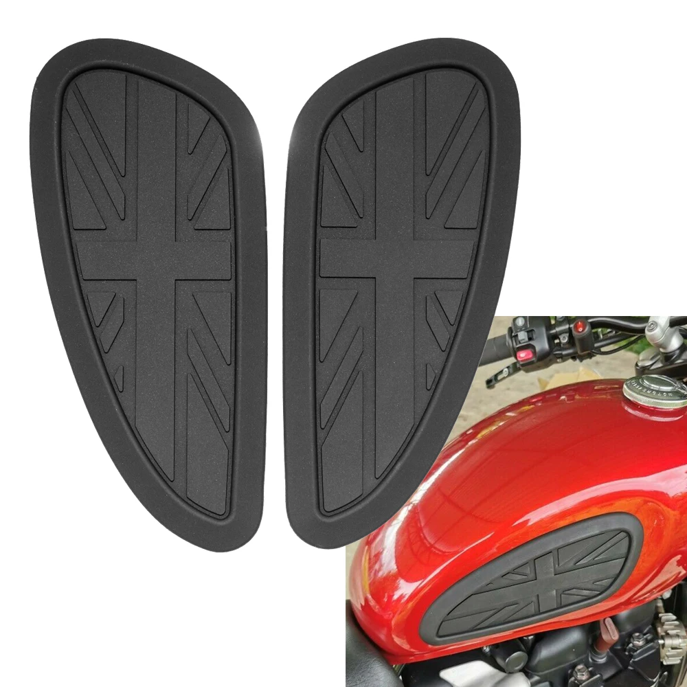 

For T120 T100/Thruxton 1200 R/Bobber 1200/Thunderbird 900/ Interceptor 650 Motorcycle Fuel Tank Pads Protector Sticker Anti Slip