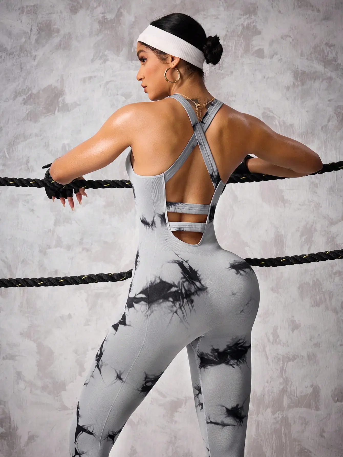 Monos sexys para mujer, peleles sin mangas de verano, mono con espalda descubierta, monos informales ajustados, ropa de calle deportiva a la moda para mujer