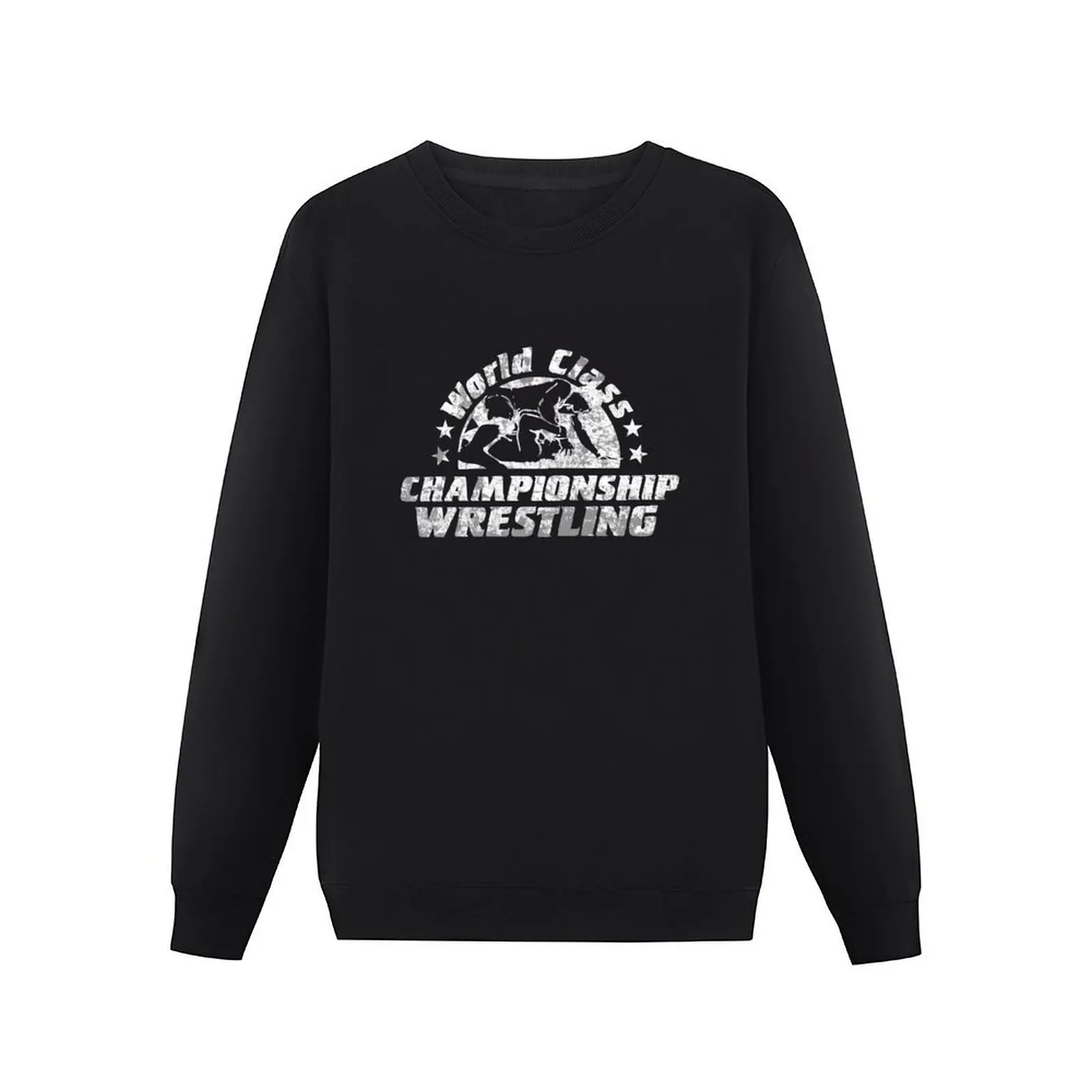 Copy of World Class Championship Wrestling distressed in white Pullover Hoodie men's clothes new hoodies and sweatshirts