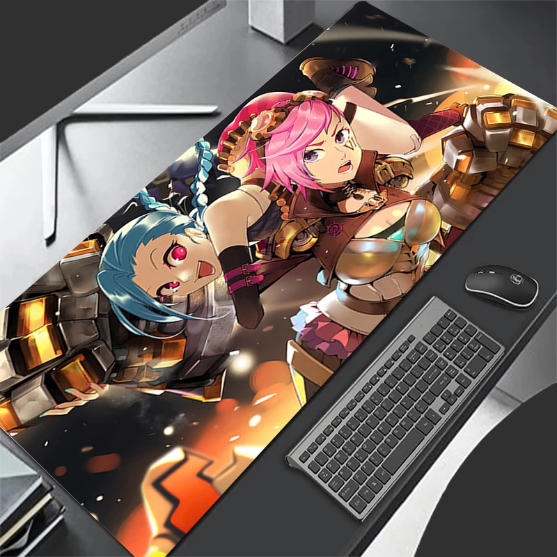 

Mousepad Computer Gaming PC Accessories Keyboard Pad Office Rubber HD League Of Legends Vi Mouse Pad Decoracion Desk Mouse Mat