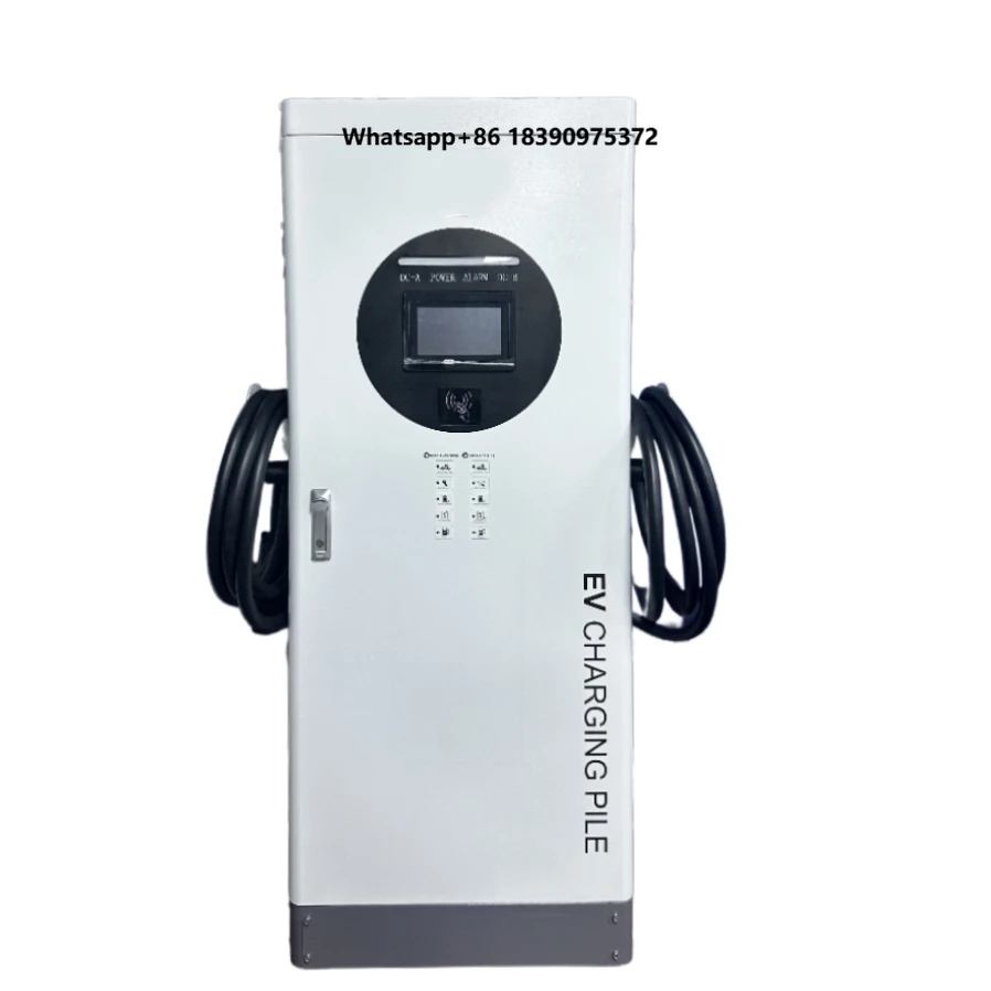 New Shenzhen Huinengzhi Electric Car Charging Station 120kw DC Output 380V Input GBT Interface EU Floor-Mounted