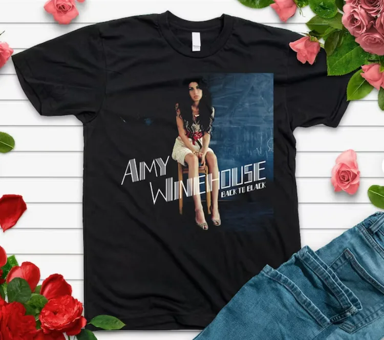 Amy Winehouse T Shirt, Hot, Dad Gift /Basic - Hot Design Shirt Art Cotton Luxury brand vintage oversized