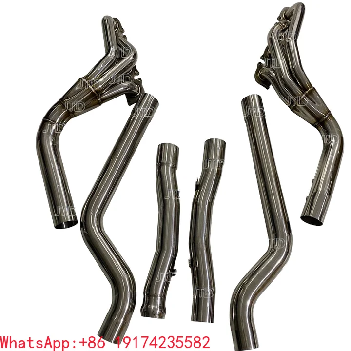 

For Mercedes Benz C63 AMG W204 LONG TUBE HEADERS Exh-aust Manifold