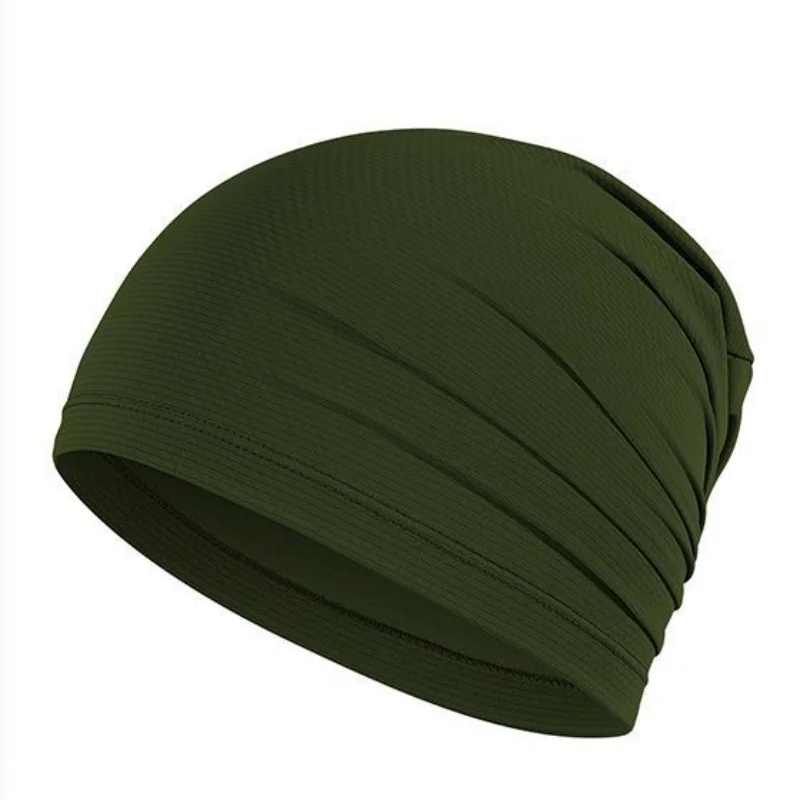 Schnell Trocknende Atmungsaktive Stretch-Beanie-Mütze Unisex Sport-Laufmütze Fahrrad-Unterhelm-Kappe Schweißabsorbierende Mütze – Detail 24