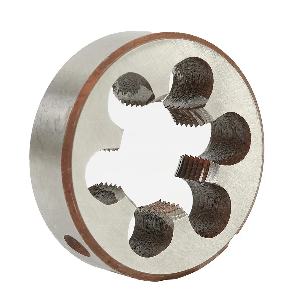 HSS Pipe Threads Round Dies Taps & Die 1/8 1/4 3/8 1/2 3/4 HSS High Speed Steel Pipe Thread Round Die Hand Tools Tap Die