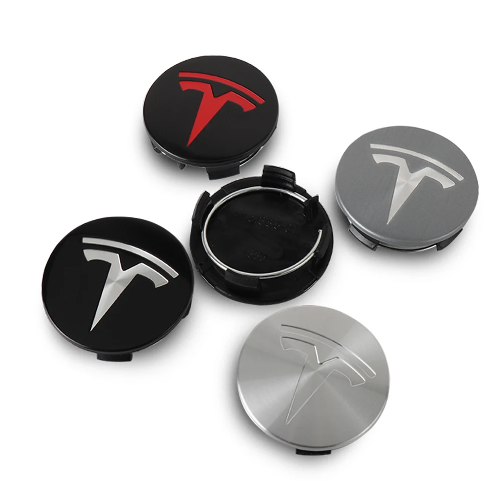 

4 шт. 56 мм ABS Tesla Центральная крышка ступицы колеса Эмблема Логотип Автомобильные диски Крышка ступицы для Tesla Model 3 Y X S Оригинальный значок Аксессуары