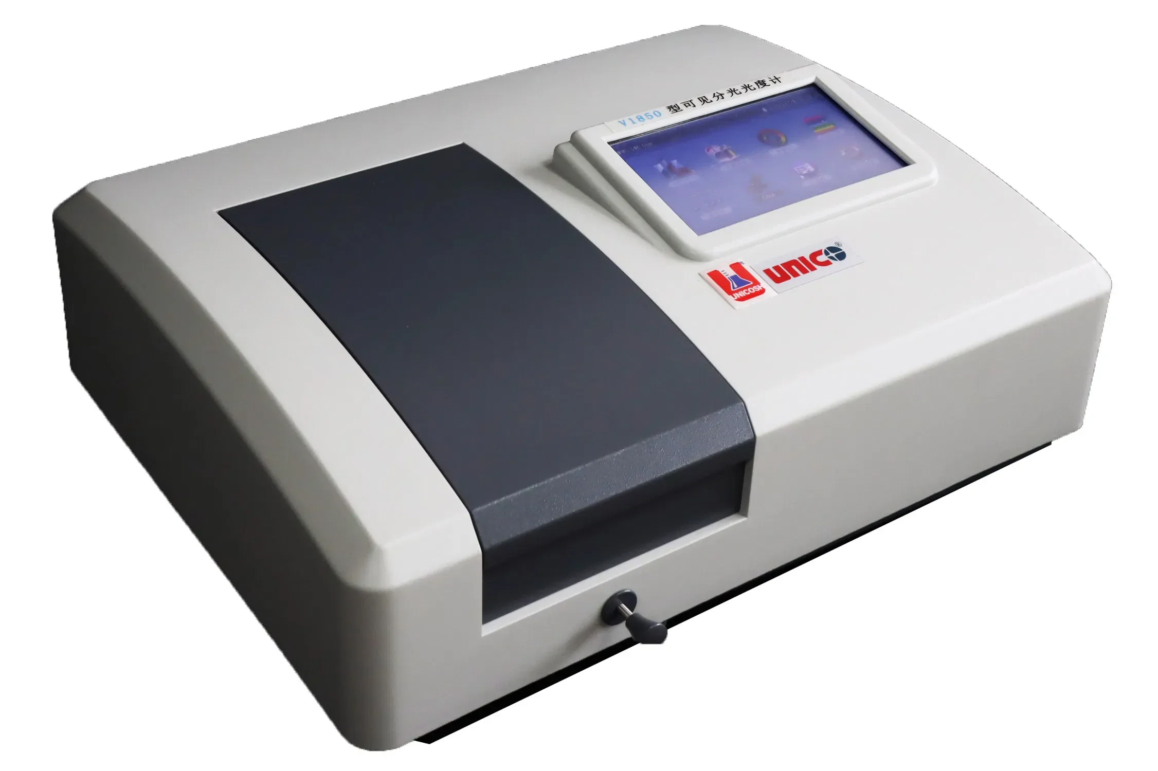 new Unico V1850 Visible Spectrophotometer with Color Touch Screen