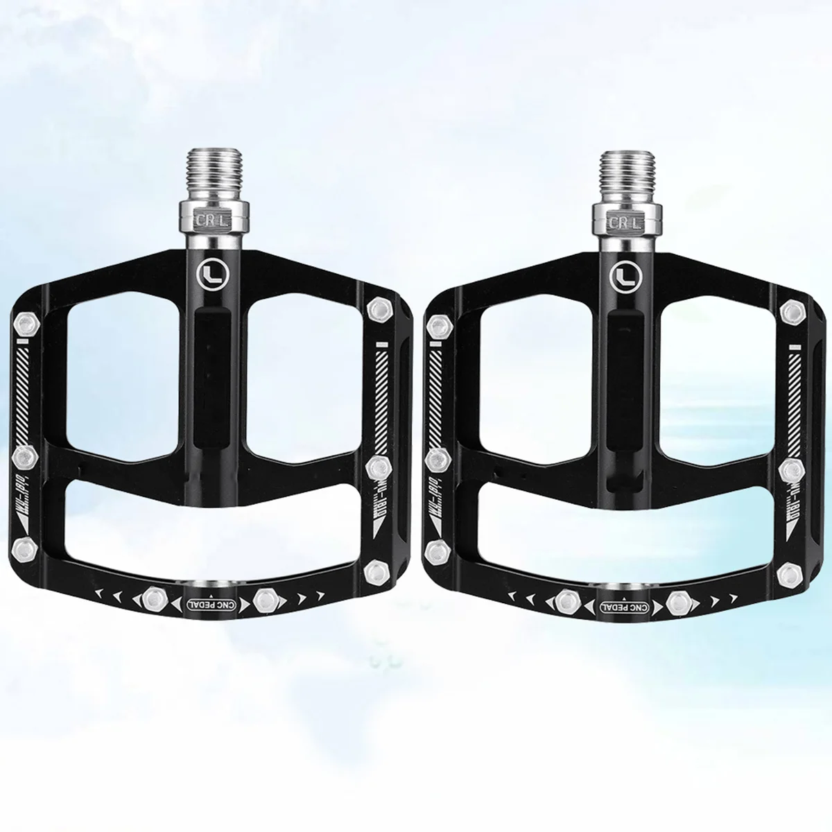 

1 пара высококачественных противоскользящих педалей для горного велосипеда с хорошей смазкой, небольшим коэффициентом трения для различных велосипедов