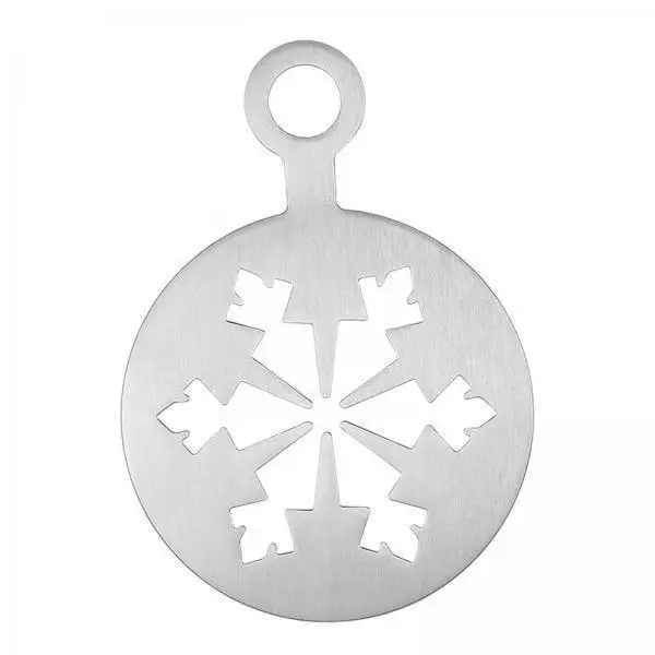 Stainless Steel Coffee Stencils Reusable Cake Decorating Template for Latte Art Cupcake Mousse Hot Chocolate Baking Tool