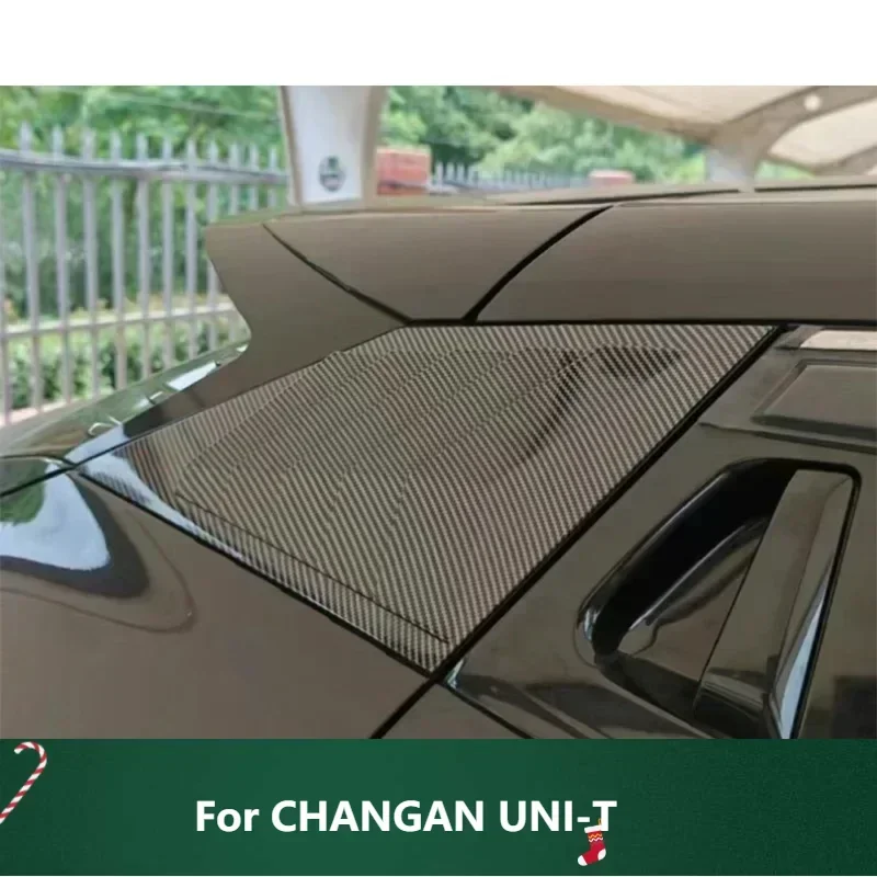 

New！ UNIT Window Louver for CHANGAN UNI-T Quarter Side Scoop Cover Vent Carbon Paint Spoiler 2020-2023 Decorative Accessories