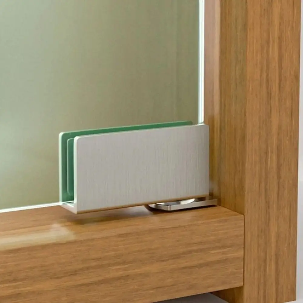 

Non-perforated Glass Door Hinge Stainless Steel Without Drilling Cabinet Glass Hinge High Quality Side Mounted