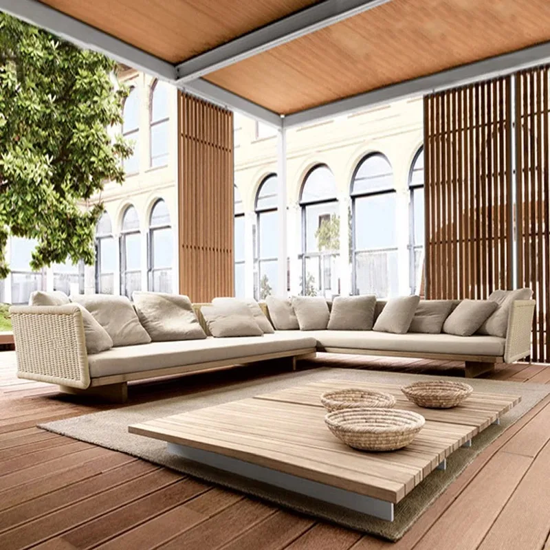 الشمال الخشب حديقة الأثاث مجموعات الزاوية الاسترخاء الحديثة الفاخرة حديقة الجدول مركز التخييم مصمم ميسا أثاث المنزل