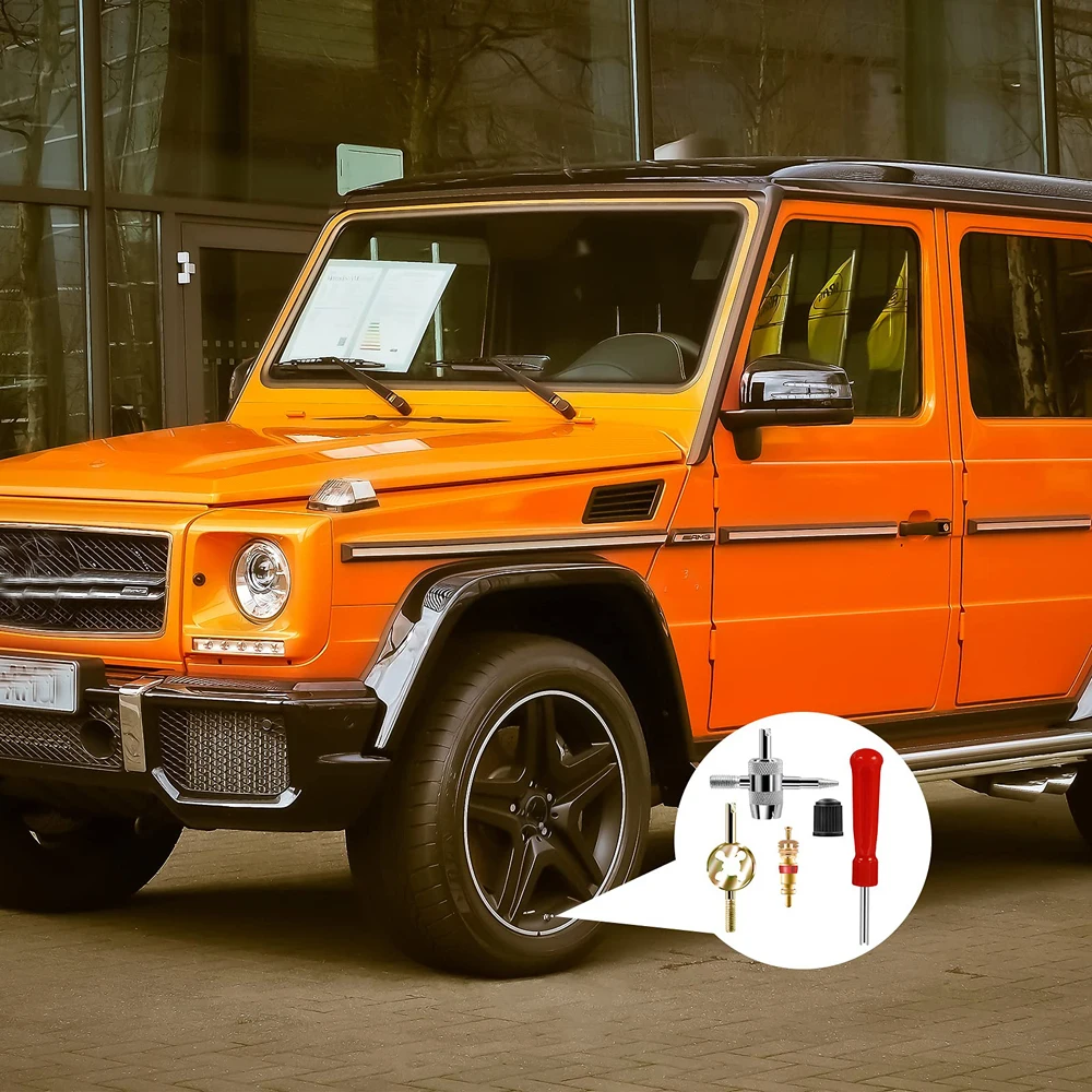 Useful for durable Valve Tool Car Tire Repair Kit Rubber Security For Trip Truck Wide Application Motorcar Useful