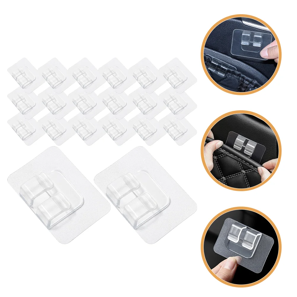 

30 Pcs Car Floor Stickers Anti Slip Clip for Carpet Hooks Shower Curtain Fixer Mat Buckle of Pvc Grips