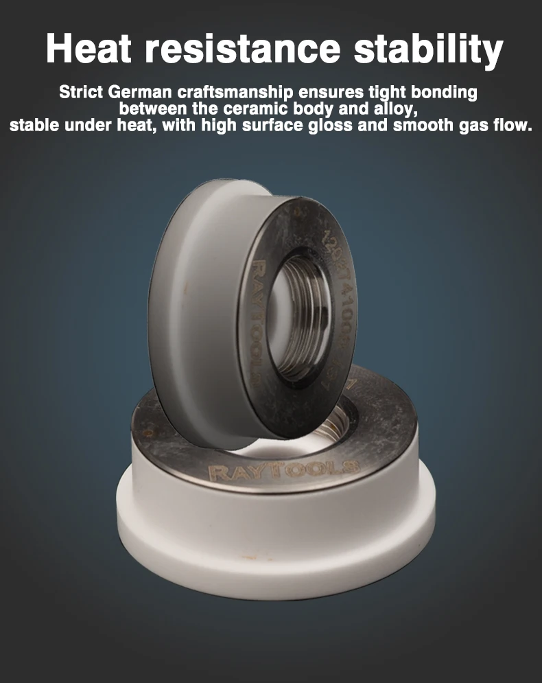 BOCI BOCHU D20 M8x0,75 3D-Laser-Keramikringe, Keramik-Düsenhalter-Teile für BLT310T BLT421TS Laserschneidmaschine – Detail 3