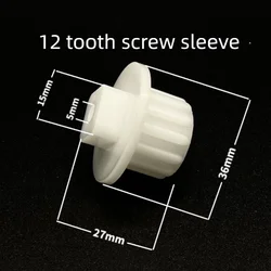 Plastic Gear Acoplamento roscado de moedor de carne, peças sobressalentes para Zelmer 586 886 887 Bosch MFW3520 3630 Philips HR2725, 3pcs