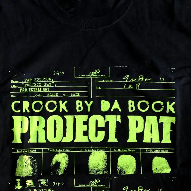 Project Pat Crook By Da Book Three 6 Mafia T-Shirt