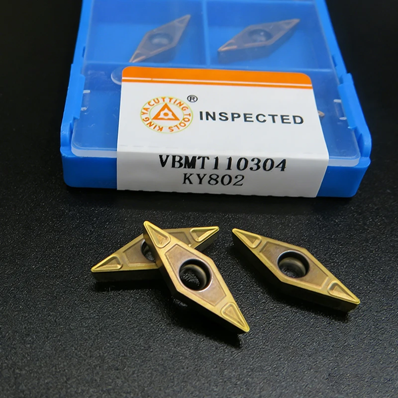 VBMT110304 Externes Drehwerkzeug Hartmetall-Einsatz für Stahlbearbeitung CNC-Drehmaschine Qualitäts-Schneidwerkzeug – Detail 2