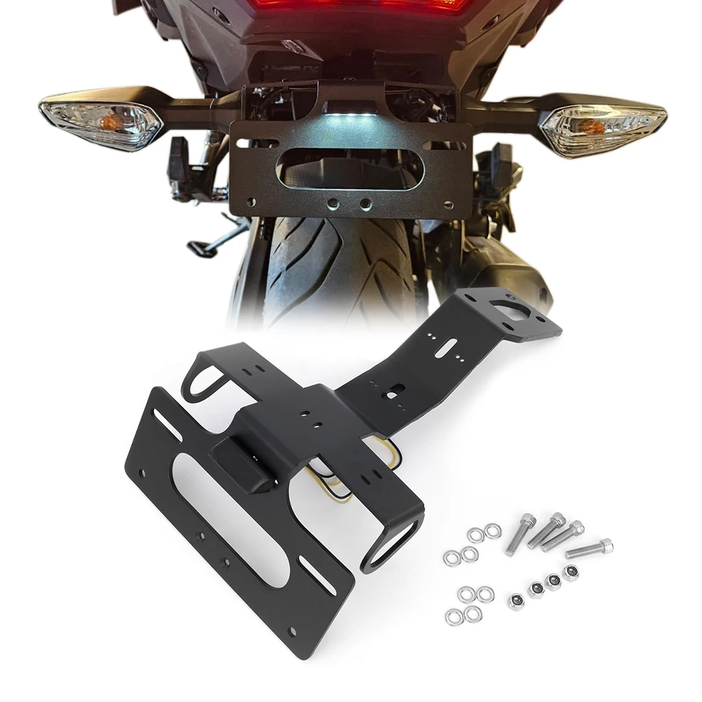 

Motorcycle License Plate Holder Bracket For KAWASAKI VERSYS 1000 S SE 2019-2022 2023 2024 2025 Rear Tail Tidy Fender Eliminator