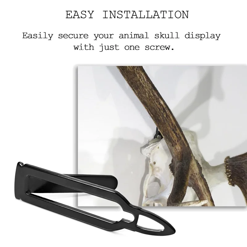 

6-вешалка с черепом оленя, настенная вешалка с черепом для головы оленя и других меньших черепов, европейская вешалка с черепом