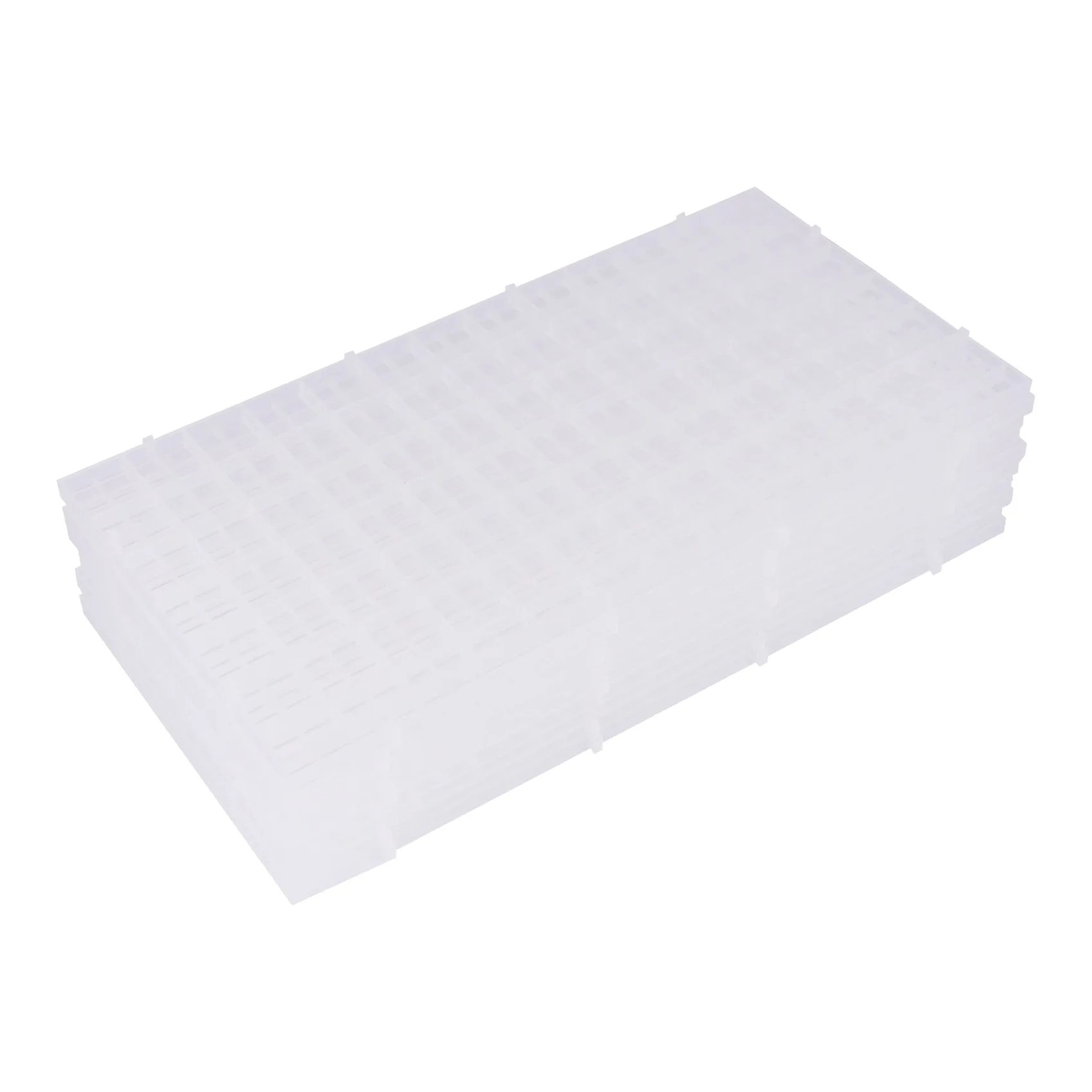 -A65I 10PCS Aquarium Divider Fish Tank Divider Filter Grids Separation Grid Tray Isolation Board Grid With 20 PCS Sucker Clips