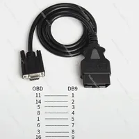 For Pcan Kvaser Valuecan Vector Can Adapter DB9 to OBD Vehicle OBD Line