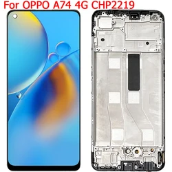 For OPPO A74 4G LCD Screen Display With Frame 6.43