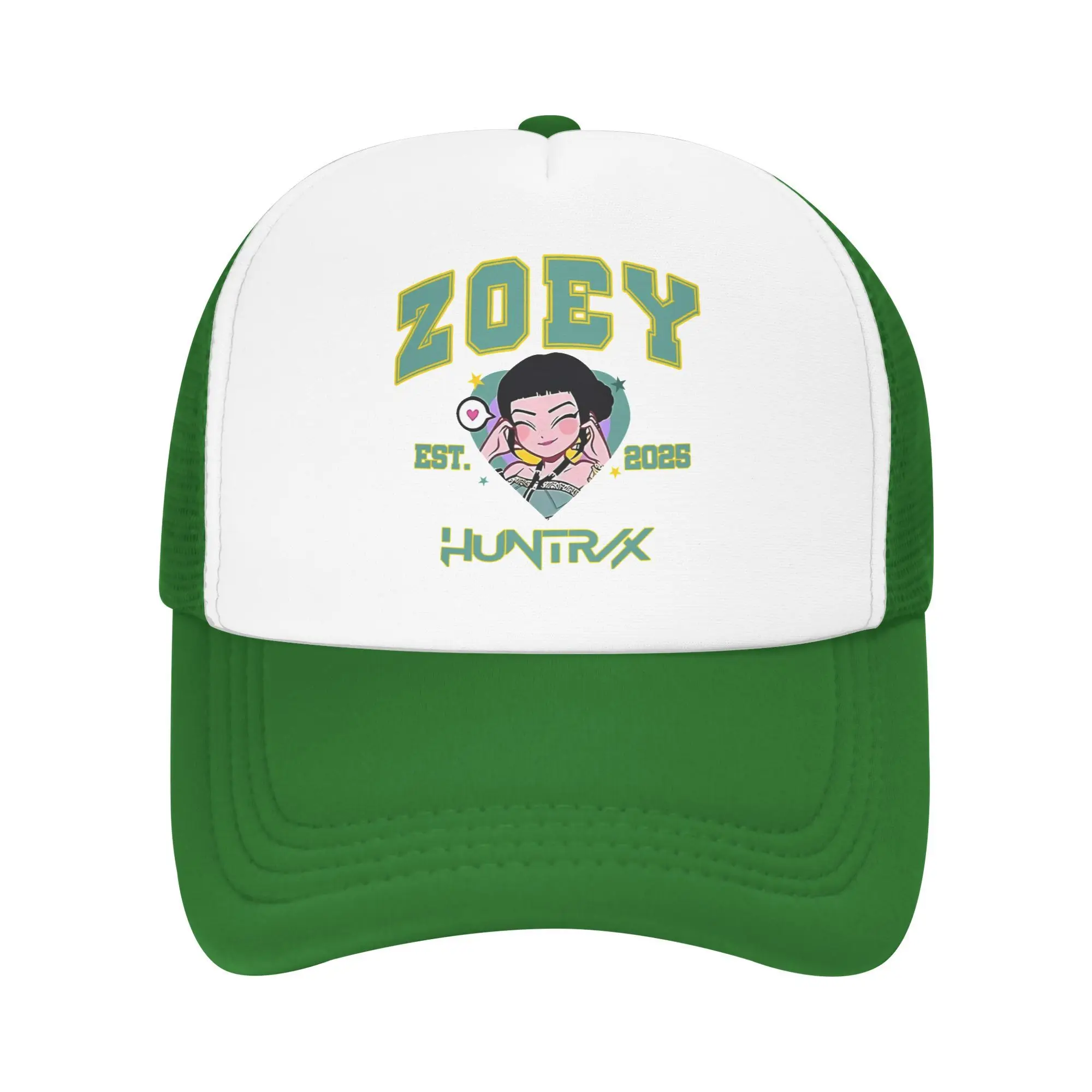 

Zoey Huntrx Huntrix Kpop Demon Hunters Mesh Baseball Caps Men Women Sport Sun Hat Dad Hat Polyester Sun Caps Summer Trucker Hat