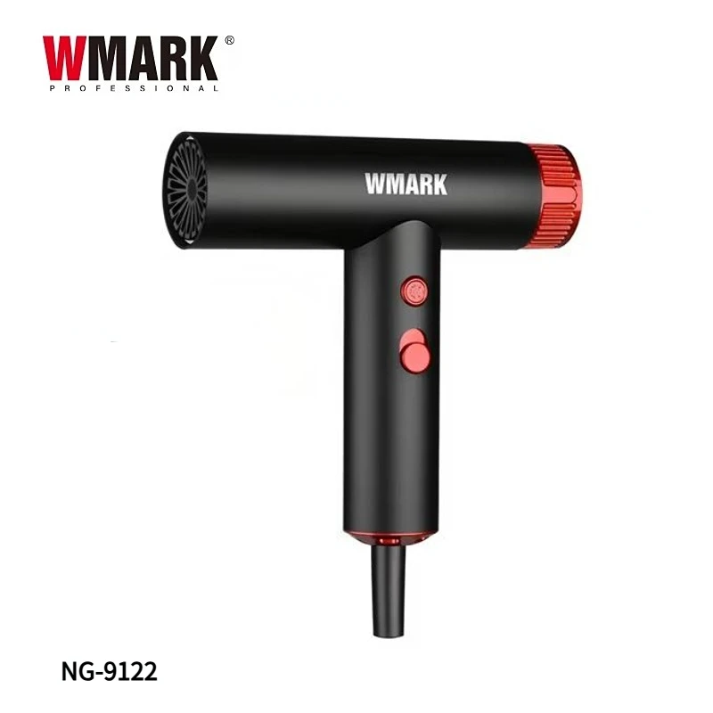 WMARK ドライヤー 高速110000RPM 軽量　ブラック・レッド 1台 S2631266e289f41adaa118a8109f0c