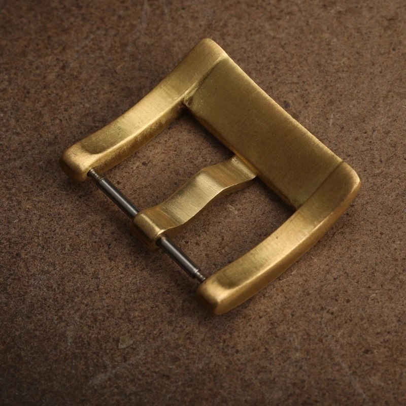 Brass Buckle 18 20 22 24 26MM Adapters PAM Leather Buckle Accessories, Pure Not bronze. Strap