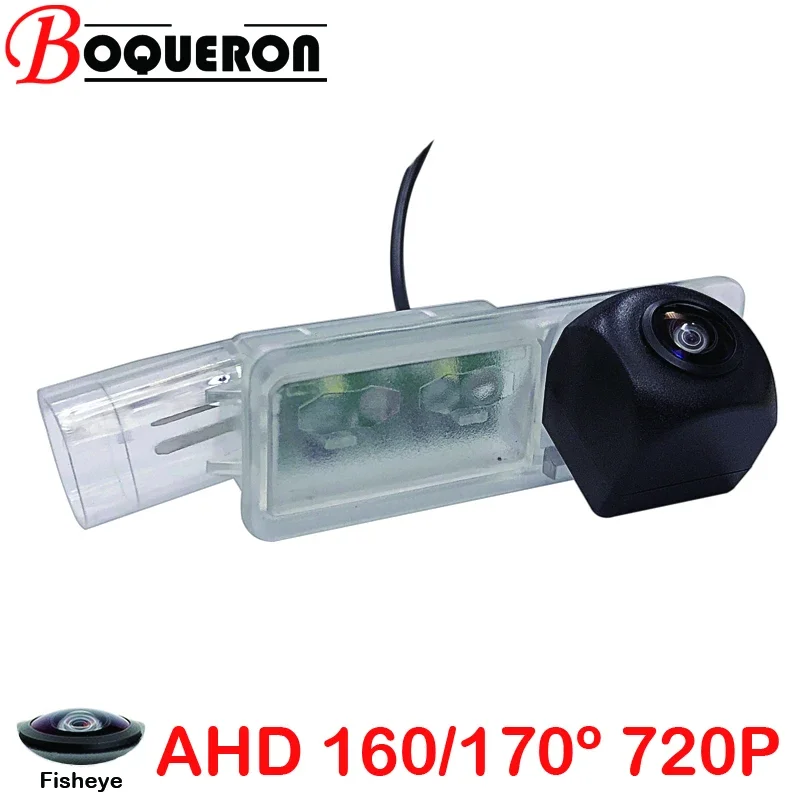 Fisheye 720P HD AHD Car Rear View Reverse Camera for Volkswagen Beetle Eos Lamando T-ROC MAGOTAN Coccinelle Maggiolino Fusca