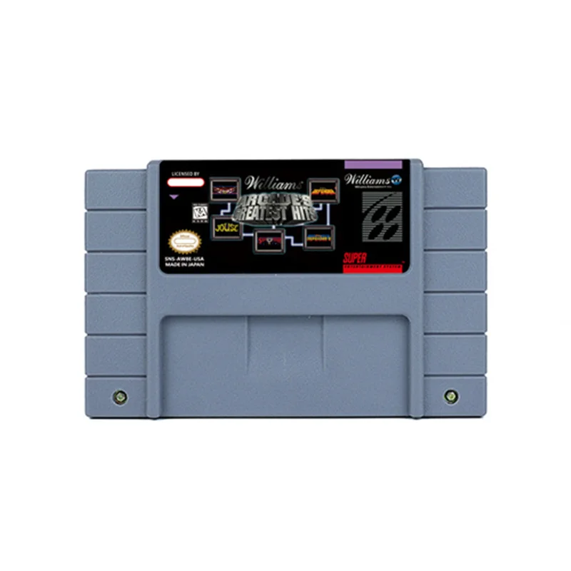 Williams Arcade's Greatest Hits   Action  Game for SNES 16 Bit Retro Cart Children Gift