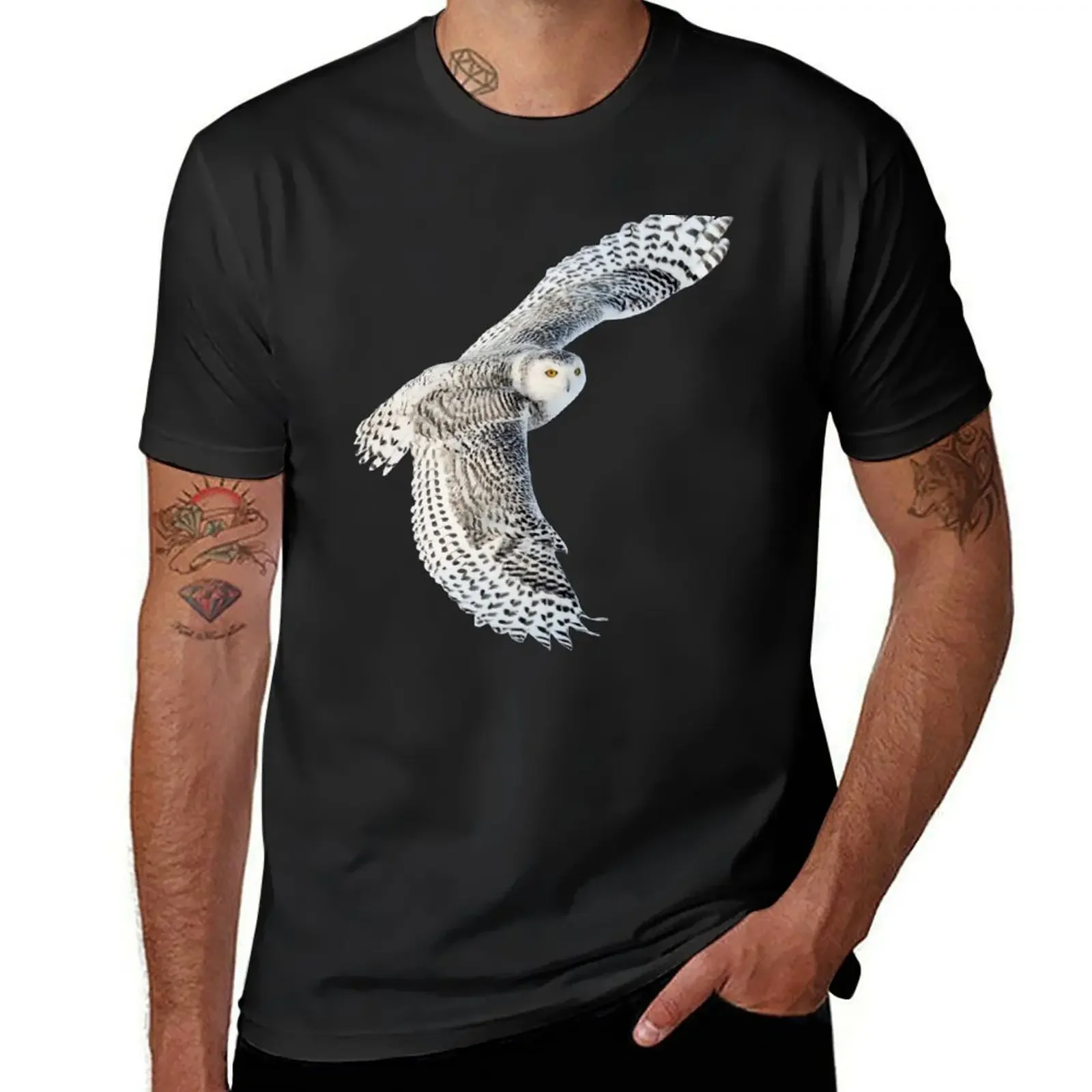 Snowy Owl T-Shirt cheap stuff sublime heavyweights man clothes mens graphic t-shirts anime