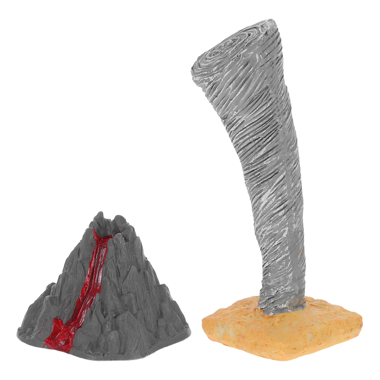 2 szt. Mała Edukacyjna Zabawka do Piasku, Zabawki dla Dzieci, Plastikowa Modelka Tornadowy na Biurko