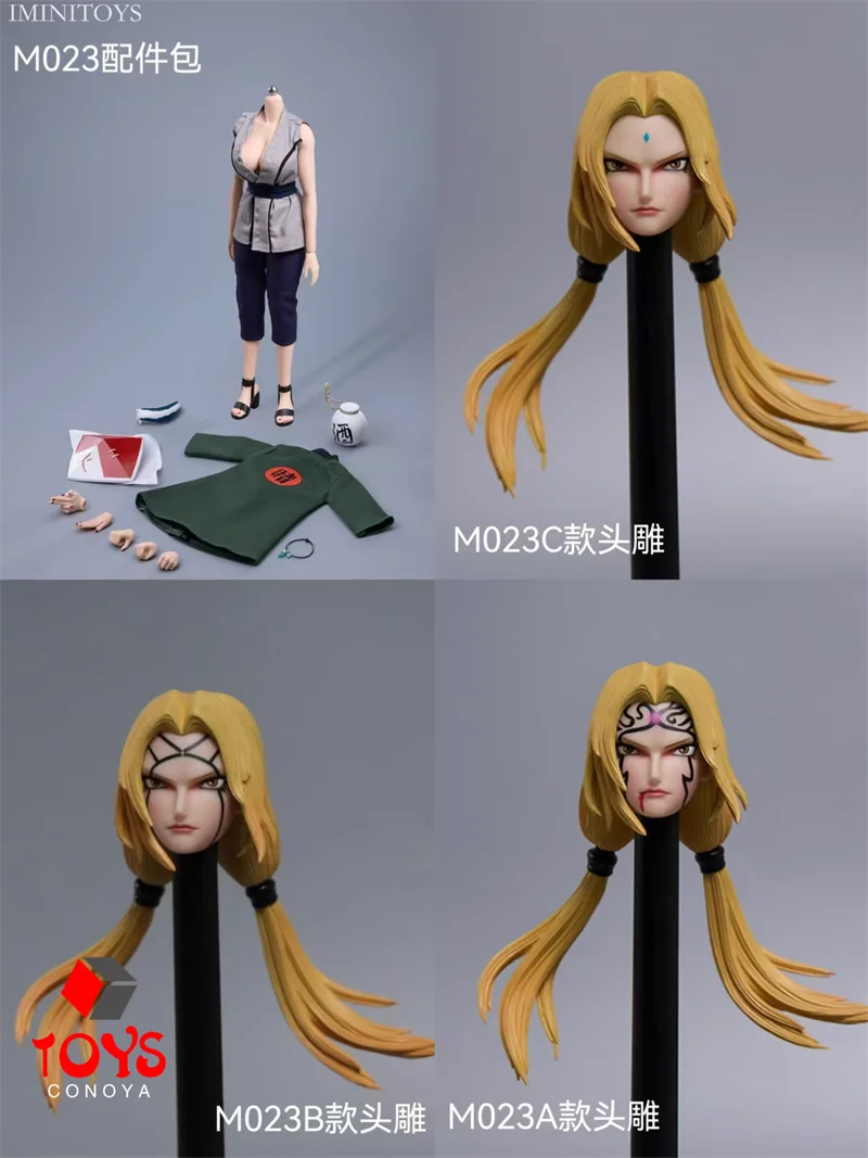 【2024 Q4】iminitoys M023 1/6 Scale Classic Japanese Anime Head Clothes Model 12'' Female Soldier Figurine Model Collection